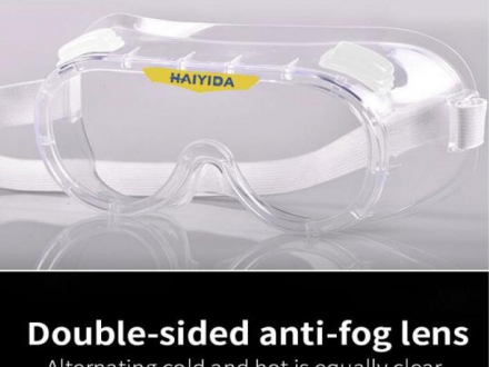 Medical isolation goggles